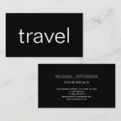 Trendy Schattigee chique reisagent Visitekaartje (Voorkant / Achterkant)