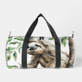 Trendy Schattigee luiaard in een boom op maat Plunjezak (Achterkant)