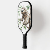 Trendy Schattigee luiaard in een boom Pickleball Paddle (Links)
