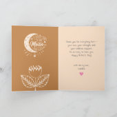 Trendy Schattigee Moederdag Kaart Aangepaste foto  (Binnen)