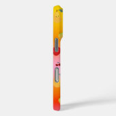 Trendy Schattigee Tie Dye Geel Sinaasappel Fruit P Case-Mate iPhone Case (Achterkant / Rechts)