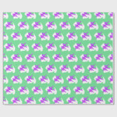 Trendy Schattigee Witte Westie Terriër Hond Kerst Cadeaupapier (Vlak)