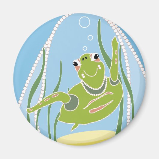 Trendy Schildpad Magneet (Voorkant)