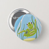 Trendy Schildpad Ronde Button 5,7 Cm (Voorkant /achterkant)