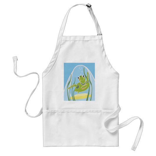 Trendy Schildpad Standaard Schort (Voorkant)