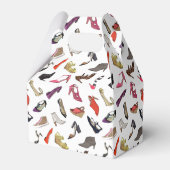 Trendy schoenen feest bedankdoosjes (Achterkant)