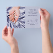 Trendy schoonheidssalon SPA nagelsalon prijstafels Flyer (Hand)