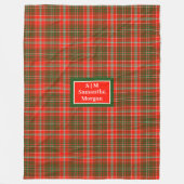 Trendy Schotse deken gepersonaliseerd kerstcadeau (Voorkant)