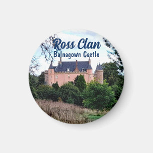 Trendy Scottish Ross Clan's Balnagown Castle Magneet