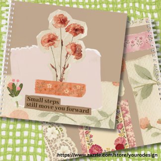 Trendy scrapbook benodigdheden cute bloem- en kant notitieboek