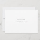 Trendy script 3 foto moderne bruiloft save the date (Achterkant)