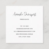 Trendy Script + Dongle-sjabloon voor visitekaartje (Achterkant)