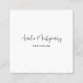 Trendy Script + Dongle-sjabloon voor visitekaartje (Voorkant)
