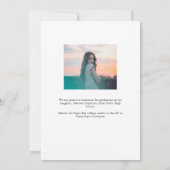 Trendy Script met Arch Two Photo Afstuderen Anno Aankondiging (Achterkant)