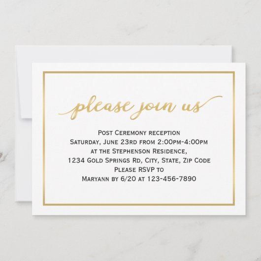 Trendy Script Modern Gold Photo Afstuderen Kaart (Achterkant)