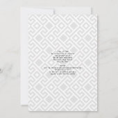 Trendy Script Overlay 4 Fotocollage Afstuderen Aankondiging (Achterkant)