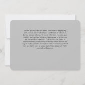 Trendy Script Overlay | Eén Afstuderen van de foto Aankondiging (Achterkant)