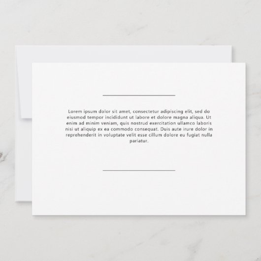 Trendy Script Overlay | Eén Afstuderen van de foto Aankondiging (Achterkant)