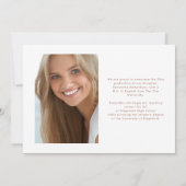 Trendy Script Overlay | Twee foto-Afstuderen Aankondiging (Achterkant)