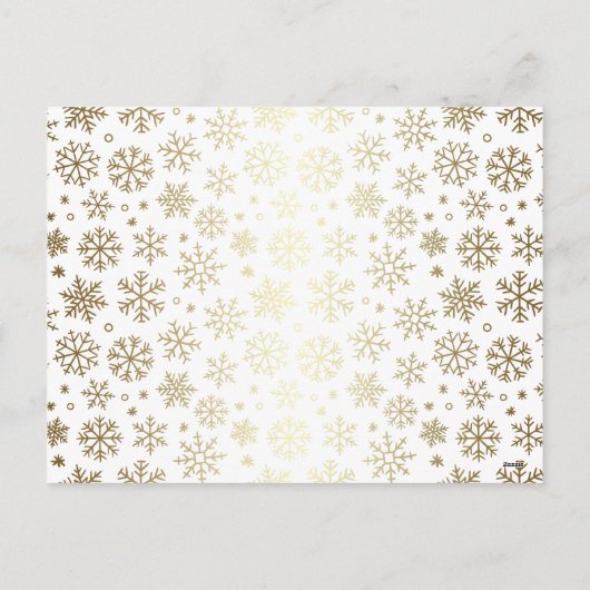 Trendy script wonderen van zijn liefde kerstfoto feestdagenkaart (Achterkant)