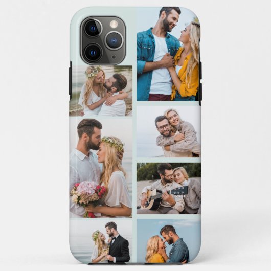 Trendy Seafoam 7 fotocollage Case-Mate iPhone Case (Achterkant)