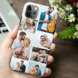 Trendy Seafoam 7 fotocollage Case-Mate iPhone Case<br><div class="desc">Gepersonaliseerd iPhone hoesje met multi fotocollage en trendy seafoam achtergrond. De fotosjabloon staat klaar voor u om uw afbeeldingen toe te voegen en werkt met de klok mee van rechtsboven. De fotocollage maakt gebruik van landschaps- en portretformaten om u een verscheidenheid aan opties te bieden om uw favoriete foto's in...</div>