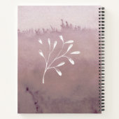 Trendy Seafoam Sand Ombre Waterverf Journal Notitieboek (Achterkant)