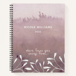 Trendy Seafoam Sand Ombre Waterverf Journal Notitieboek