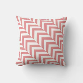 Trendy Seamless vruchtvlees geometrisch | Coral Wh Kussen