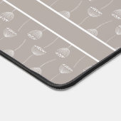 Trendy Seed Pod Patroon Monogram A Bureaumat (Hoek)