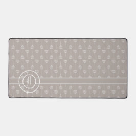 Trendy Seed Pod Patroon Monogram A Bureaumat