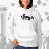Trendy Senior 2025 Retro Hoodie