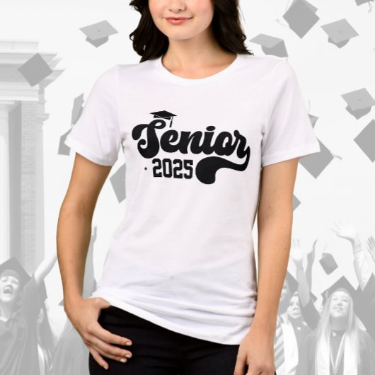 Trendy Senior 2025 Retro Tri-Blend Shirt