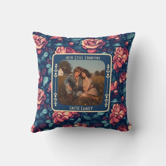 Trendy sentimentele 50ste bruiloft Jubileum Kussen (Achterkant)