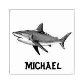 Trendy Shark Persoonlijk Rubberstempel (Afrduk)