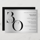 Trendy Shiny Modern unisex 30th Birthday  Kaart (Voorkant / Achterkant)