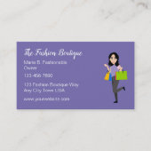 Trendy Shopping Boutique Visitekaartjes (Voorkant)
