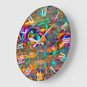 Trendy Silk Wall Art Dream Large Clock Grote Klok (Hoek)