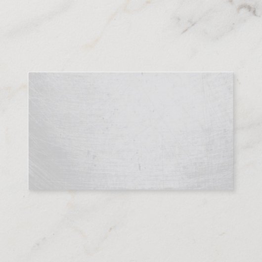 Trendy Silver en Gold Confetti Stippen Makeup Arti Visitekaartje (Achterkant)