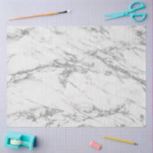 Trendy Silver Glitter Marble Modern Tissuepapier (Craft)