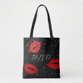 Trendy Silver Stars Diva Tote Bag (Voorkant)