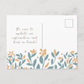 Trendy Simpel We hebben Briefkaart verplaatst (Achterkant)