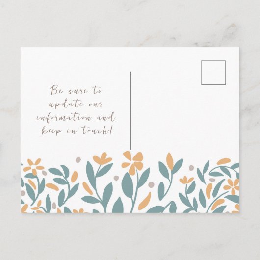 Trendy Simpel We hebben Briefkaart verplaatst (Achterkant)