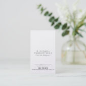 Trendy Simple Elegant Modern Visitekaartje (Staand voorkant)