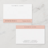 Trendy Simple Elegant Moderne Professional Sjabloo Visitekaartje (Voorkant / Achterkant)