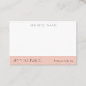 Trendy Simple Elegant Moderne Professional Sjabloo Visitekaartje (Voorkant)