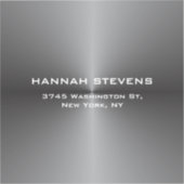 Trendy Simple Plain Grey Elegant Modern Sticker (Voorkant)