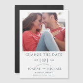 Trendy Simple Postponed Wedding Photo Instant (Voorkant / Achterkant)