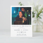 Trendy Simple Postponed Wedding Photo Instant (Staand voorkant)