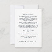 Trendy Simple Postponed Wedding Photo Instant (Achterkant)